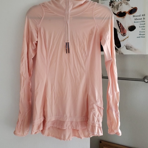 lululemon athletica Tops - Lululemon Peach  Pullover Hoodie Size 4/XS